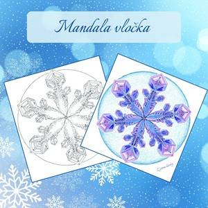 Mandala vločka zdarma Mandala vločka zdarma